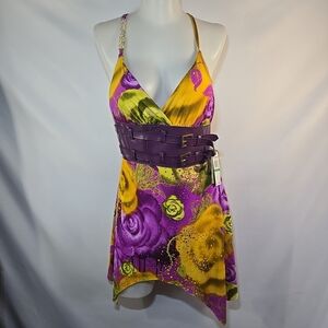 Rocawear Y2K Multicolor Floral Blouse